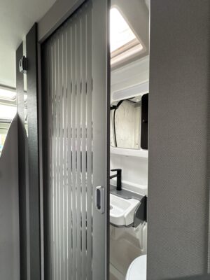 2026 Swift Carrera 144 campervan washroom sliding door